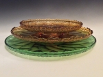 Amber and Emerald Trays