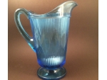 Teal Blue Early Diamond Pitcher