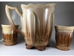 Chocolate Cactus Pitcher and Tumblers