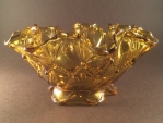 Amber Fluted Bowl