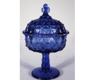 Cobalt Blue Jelly Compote