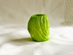 Toothpick Holder: Witch Head (view from back), Nile Green